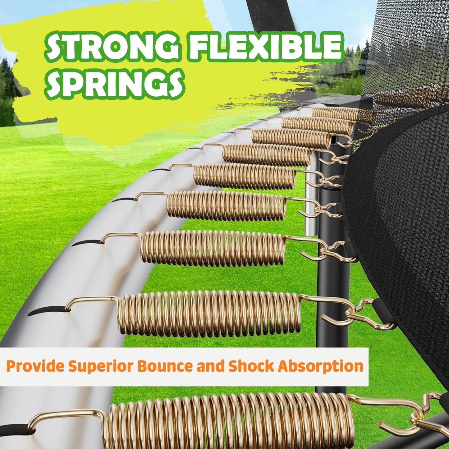 JumpNest Premium Trampoline with Extra Protection | ASTM Safety Certified