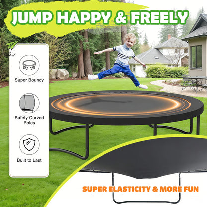 JumpNest Premium Trampoline with Extra Protection | ASTM Safety Certified